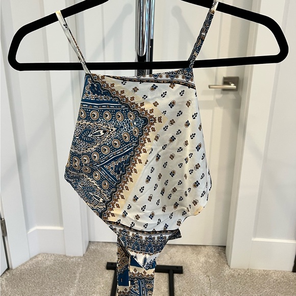 Scarf Print Bandana Top - Picture 5 of 5